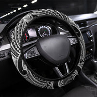 Hawke's Bay Rugby New Zealand Steering Wheel Cover Aotearoa Maori Pukana Tiki Mascot