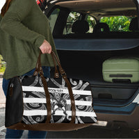 Hawke's Bay Custom Rugby New Zealand Travel Bag Aotearoa Maori Pukana Tiki Mascot