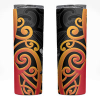 Waikato Rugby New Zealand Skinny Tumbler Aotearoa Maori Pukana Tiki Mascot