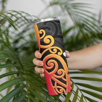 Waikato Rugby New Zealand Skinny Tumbler Aotearoa Maori Pukana Tiki Mascot