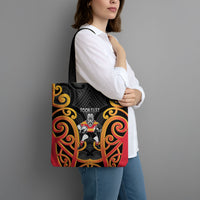 Waikato Custom Rugby New Zealand Tote Bag Aotearoa Maori Pukana Tiki Mascot
