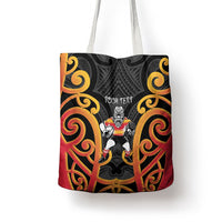 Waikato Custom Rugby New Zealand Tote Bag Aotearoa Maori Pukana Tiki Mascot