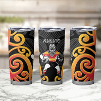 Waikato Rugby New Zealand Tumbler Cup Aotearoa Maori Pukana Tiki Mascot