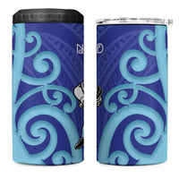 Northland Rugby New Zealand 4 in 1 Can Cooler Tumbler Aotearoa Maori Pukana Tiki Mascot