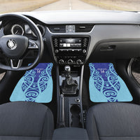 Northland Custom Rugby New Zealand Car Mats Aotearoa Maori Pukana Tiki Mascot