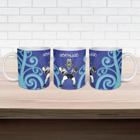Northland Rugby New Zealand Ceramic Mug Aotearoa Maori Pukana Tiki Mascot