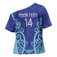 Northland Custom Rugby New Zealand Cross Shoulder Shirt Aotearoa Maori Pukana Tiki Mascot