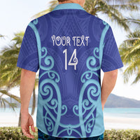 Northland Custom Rugby New Zealand Hawaiian Shirt Aotearoa Maori Pukana Tiki Mascot