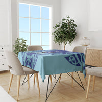 Northland Custom Rugby New Zealand Tablecloth Aotearoa Maori Pukana Tiki Mascot