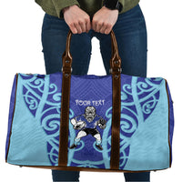 Northland Custom Rugby New Zealand Travel Bag Aotearoa Maori Pukana Tiki Mascot