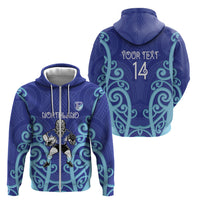 Northland Custom Rugby New Zealand Zip Hoodie Aotearoa Maori Pukana Tiki Mascot