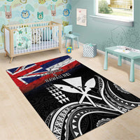 Hawaii Independence Day Area Rug La Kuokoa - Happy 28th November