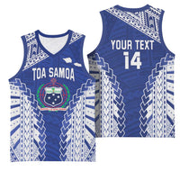 Toa Samoa Rugby Custom Basketball Jersey Go Champions Pacific Samoan Pattern - Polynesian Pride