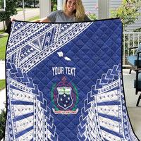 Toa Samoa Rugby Custom Quilt Go Champions Pacific Samoan Pattern - Polynesian Pride