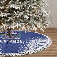 Toa Samoa Rugby Tree Skirt Go Champions Pacific Samoan Pattern - Polynesian Pride