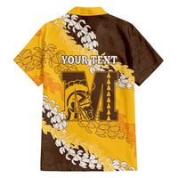 Personalized Mililani Hawaii High School Family Matching Summer Maxi Dress and Hawaiian Shirt Puakenikeni Lei Hawaiian Pattern LT14 - Polynesian Pride