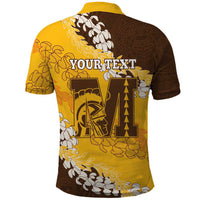 Personalized Mililani Hawaii High School Polo Shirt Puakenikeni Lei Hawaiian Pattern - Polynesian Pride