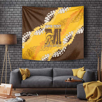 Personalized Mililani Hawaii High School Tapestry Puakenikeni Lei Hawaiian Pattern - Polynesian Pride