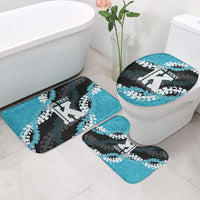Personalized Kapolei Hawaii High School Bathroom Set Puakenikeni Lei Hawaiian Pattern - Polynesian Pride
