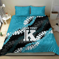Personalized Kapolei Hawaii High School Bedding Set Puakenikeni Lei Hawaiian Pattern - Polynesian Pride