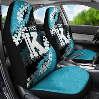 Personalized Kapolei Hawaii High School Car Seat Cover Puakenikeni Lei Hawaiian Pattern - Polynesian Pride