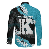 Personalized Kapolei Hawaii High School Family Matching Mermaid Dress and Hawaiian Shirt Puakenikeni Lei Hawaiian Pattern LT14 - Polynesian Pride