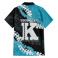 Personalized Kapolei Hawaii High School Family Matching Off The Shoulder Long Sleeve Dress and Hawaiian Shirt Puakenikeni Lei Hawaiian Pattern LT14 - Polynesian Pride