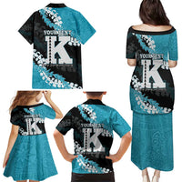Personalized Kapolei Hawaii High School Family Matching Puletasi and Hawaiian Shirt Puakenikeni Lei Hawaiian Pattern - Polynesian Pride