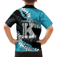 Personalized Kapolei Hawaii High School Family Matching Summer Maxi Dress and Hawaiian Shirt Puakenikeni Lei Hawaiian Pattern LT14 - Polynesian Pride