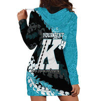 Personalized Kapolei Hawaii High School Hoodie Dress Puakenikeni Lei Hawaiian Pattern - Polynesian Pride
