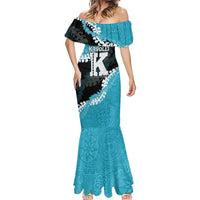 Personalized Kapolei Hawaii High School Mermaid Dress Puakenikeni Lei Hawaiian Pattern - Polynesian Pride