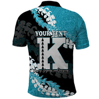 Personalized Kapolei Hawaii High School Polo Shirt Puakenikeni Lei Hawaiian Pattern - Polynesian Pride