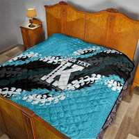 Personalized Kapolei Hawaii High School Quilt Puakenikeni Lei Hawaiian Pattern - Polynesian Pride