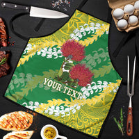 Personalized Leilehua Hawaii High School Apron Puakenikeni Lei Hawaiian Pattern - Polynesian Pride