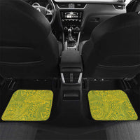 Personalized Leilehua Hawaii High School Car Mats Puakenikeni Lei Hawaiian Pattern - Polynesian Pride
