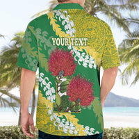 Personalized Leilehua Hawaii High School Hawaiian Shirt Puakenikeni Lei Hawaiian Pattern - Polynesian Pride
