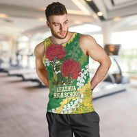 Personalized Leilehua Hawaii High School Men Tank Top Puakenikeni Lei Hawaiian Pattern - Polynesian Pride