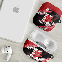 Personalized Kalani Hawaii High School AirPods Case Puakenikeni Lei Hawaiian Pattern - Polynesian Pride