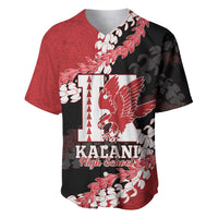 Personalized Kalani Hawaii High School Baseball Jersey Puakenikeni Lei Hawaiian Pattern - Polynesian Pride