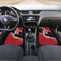 Personalized Kalani Hawaii High School Car Mats Puakenikeni Lei Hawaiian Pattern - Polynesian Pride