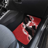 Personalized Kalani Hawaii High School Car Mats Puakenikeni Lei Hawaiian Pattern - Polynesian Pride