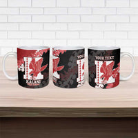 Personalized Kalani Hawaii High School Ceramic Mug Puakenikeni Lei Hawaiian Pattern - Polynesian Pride