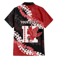 Personalized Kalani Hawaii High School Family Matching Puletasi and Hawaiian Shirt Puakenikeni Lei Hawaiian Pattern - Polynesian Pride