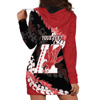 Personalized Kalani Hawaii High School Hoodie Dress Puakenikeni Lei Hawaiian Pattern - Polynesian Pride