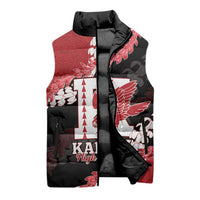 Personalized Kalani Hawaii High School Sleeveless Puffer Jacket Puakenikeni Lei Hawaiian Pattern - Polynesian Pride