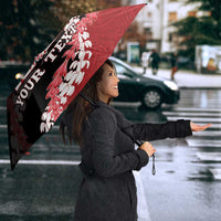 Personalized Kalani Hawaii High School Umbrella Puakenikeni Lei Hawaiian Pattern - Polynesian Pride