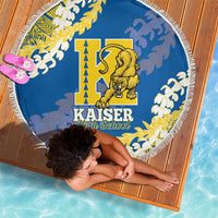 Kaiser Hawaii High School Beach Blanket Puakenikeni Lei Hawaiian Pattern - Polynesian Pride
