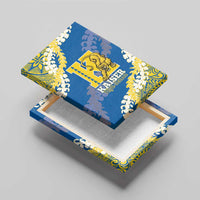 Kaiser Hawaii High School Canvas Wall Art Puakenikeni Lei Hawaiian Pattern - Polynesian Pride
