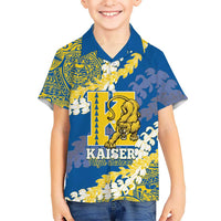 Personalized Kaiser Hawaii High School Hawaiian Shirt Puakenikeni Lei Hawaiian Pattern - Polynesian Pride