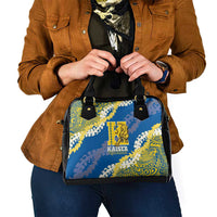 Kaiser Hawaii High School Shoulder Handbag Puakenikeni Lei Hawaiian Pattern - Polynesian Pride